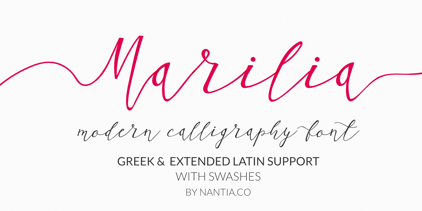 Font Marilia Pro